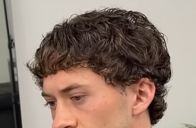 Caesar haircut for men