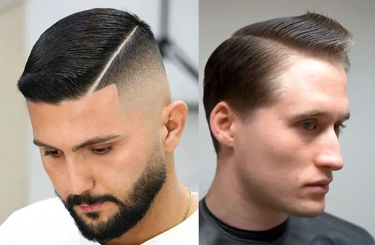 Classic side part vs modern side parts