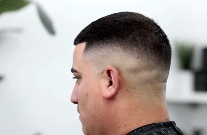 Men's fade haircut