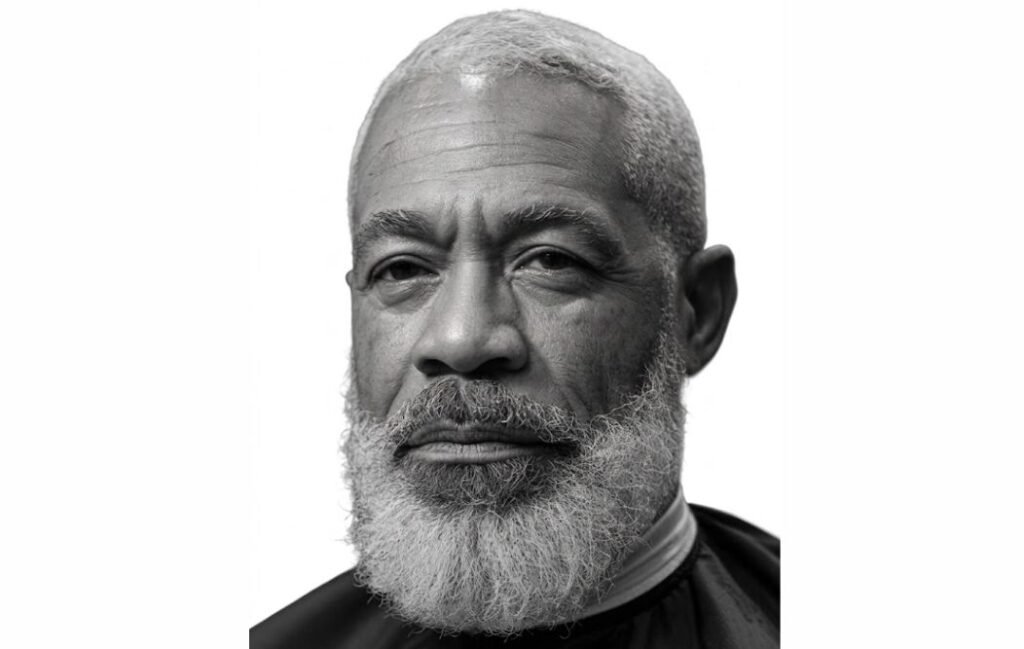 Older black men's Low Cut with Gray Beard