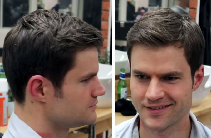 The Classic Scissor Cut for men