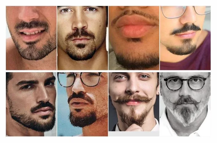 Different goatee styles