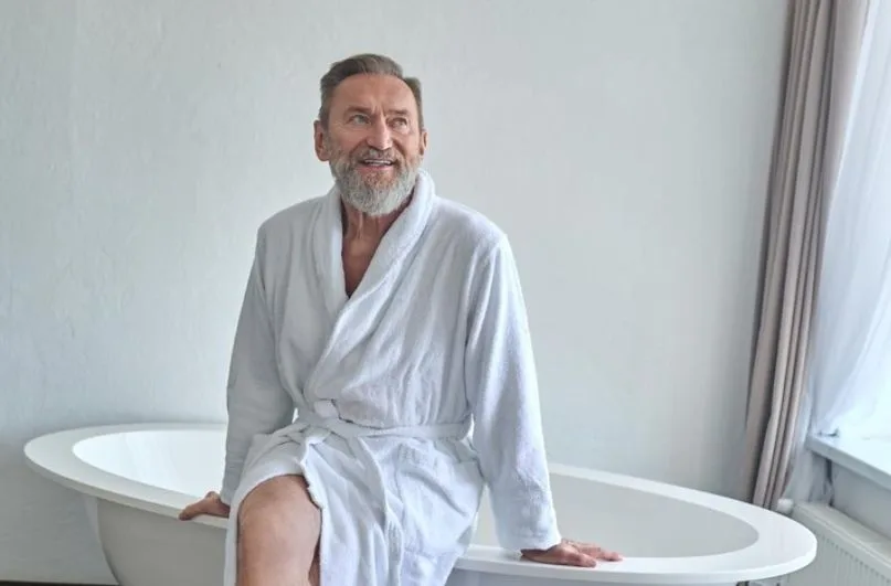 A healthy man who has mastered men's health tips for longevity