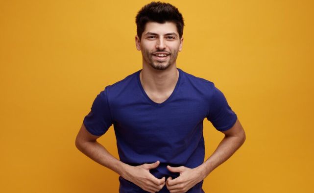 A man prioritizing gut health for longevity