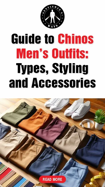 Guide to men's chinos: styling and accessories
