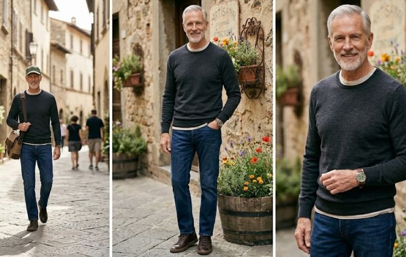 Older man wearing a wel-fitted outfit