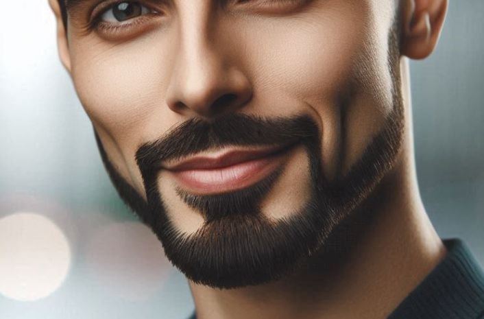 A man with classic goatee no mustache