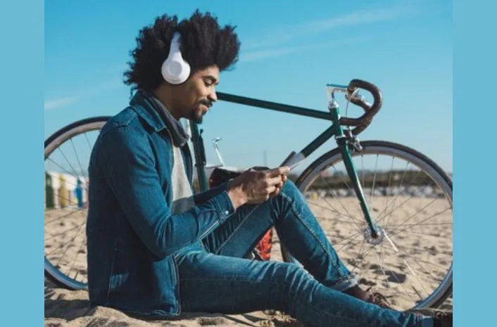 A man doing his hobby, leisure and entertainment