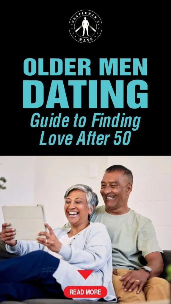 A man over 50 who has found love