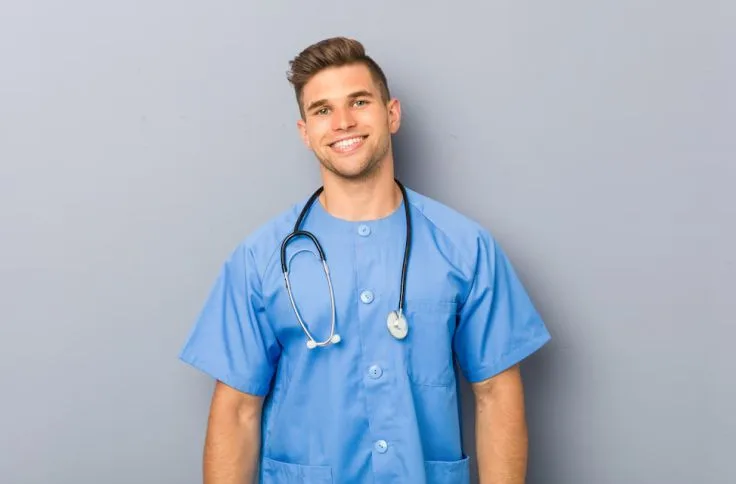 A man nurse who has chosen his good career