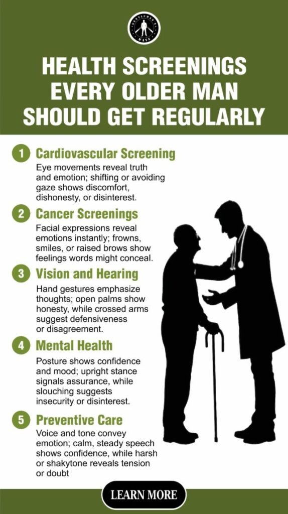 Health screening every older man should get