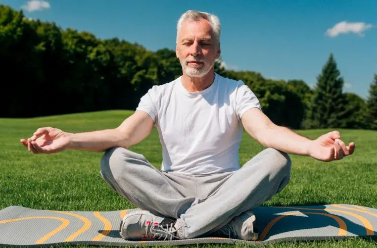 Mediating man in his 50s