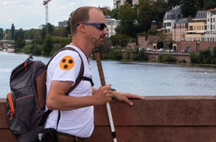 A man whose hobby is urban exploration