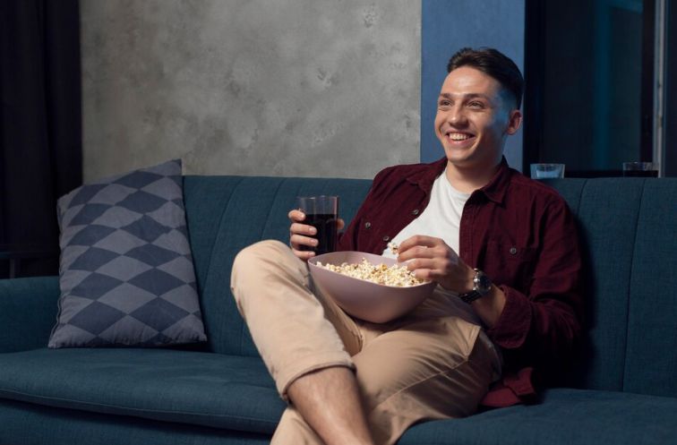 A man ready for movie
