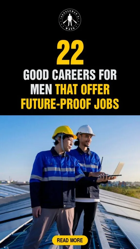 Men's career for job security