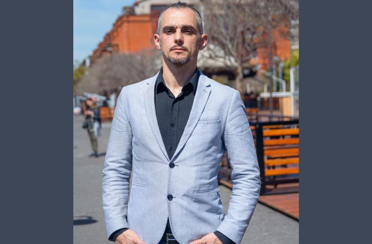 Men's blazer jacket by fit