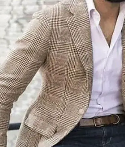 Features of a designer blazer for men