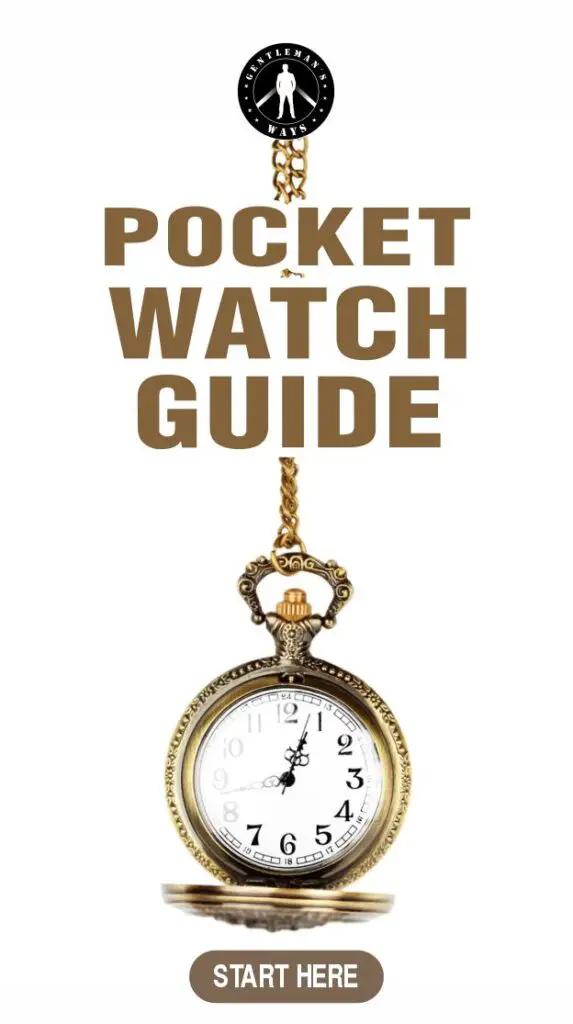 Pocket timepiece with chain and fob