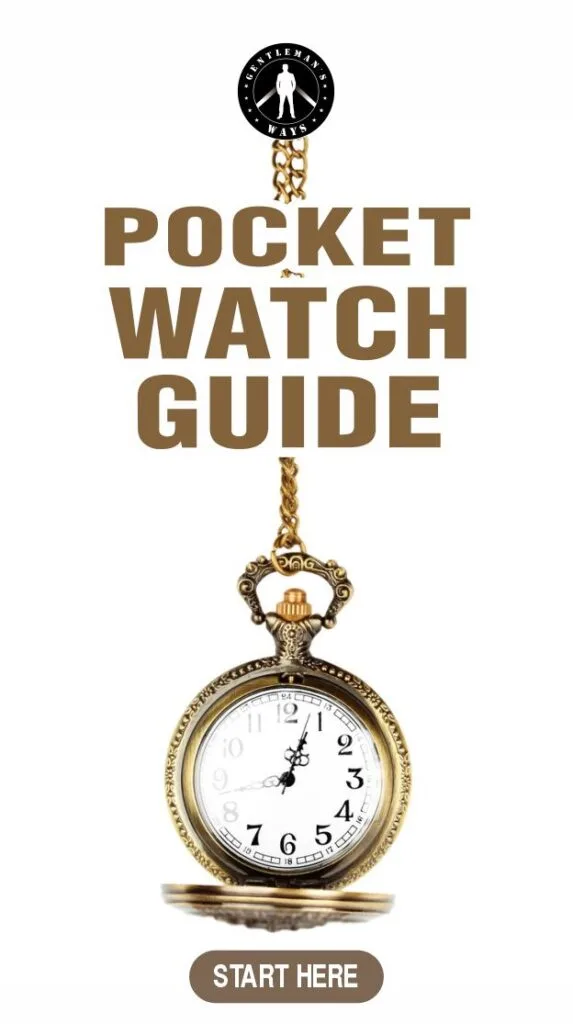 Pocket timepiece with chain and fob
