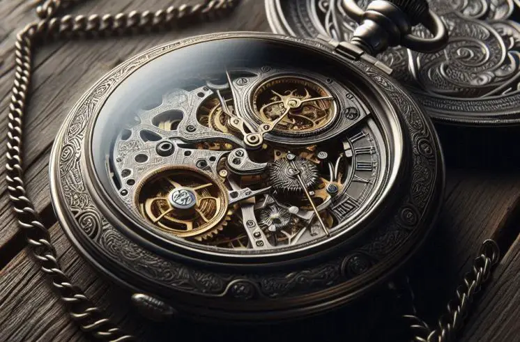 Skeleton Pocket Watch
