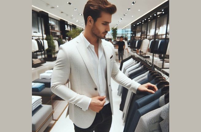 A dapper man in casual blazers for men