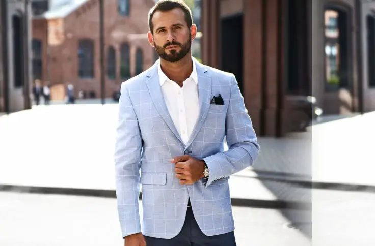 Men's blazer jacket by design