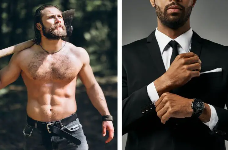 Different men matching their wristwatches to their purpose and lifestyle