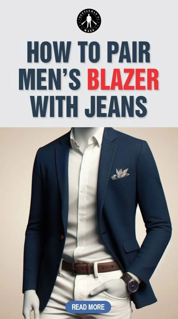 A mannequin on jeans and blazers 