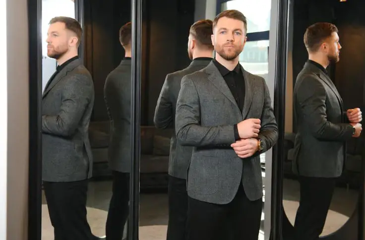 A man worried on How to Pick a Men’s Blazer