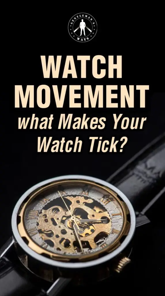 A typical watch calibre that powers the watch