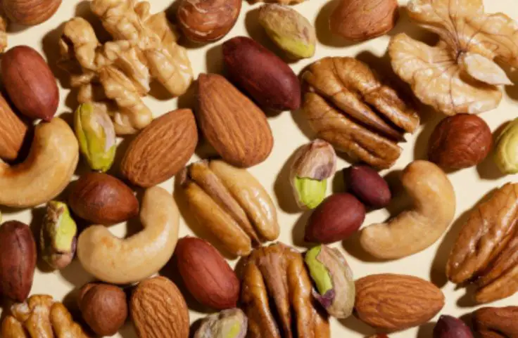 Fruits - almonds, cashew, walnuts for testosterone boosting