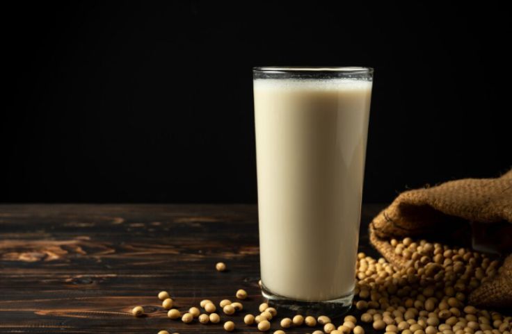 Plant milk - soy milk for testosterone