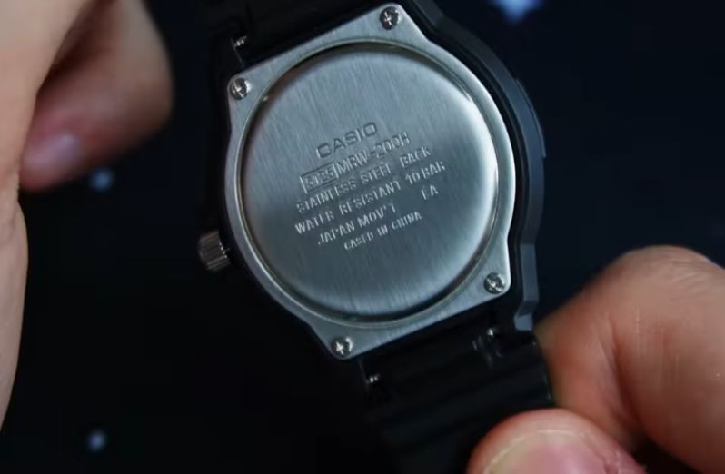 The casing and back of a watch shows if it's genuine or fake