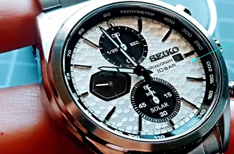 A typical chronograph watch for men