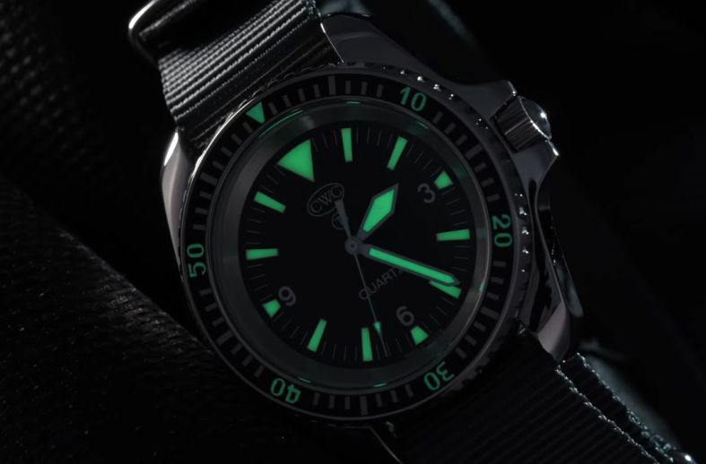 A luminous diver watch for men