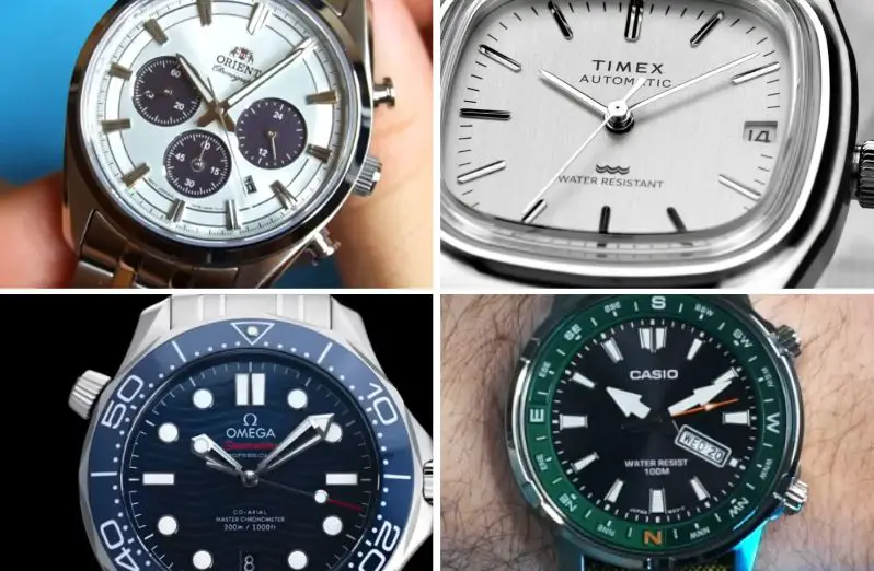 Different watch brands