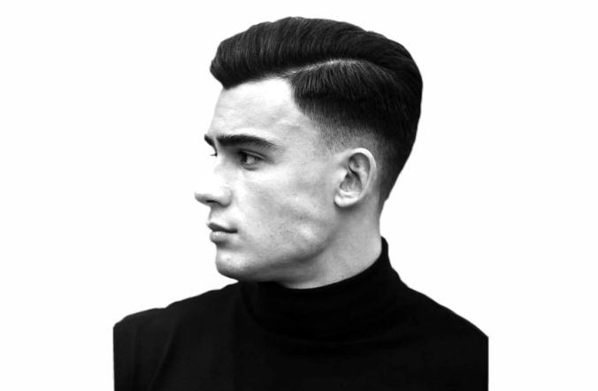 Classic Side Part with Taper Fade