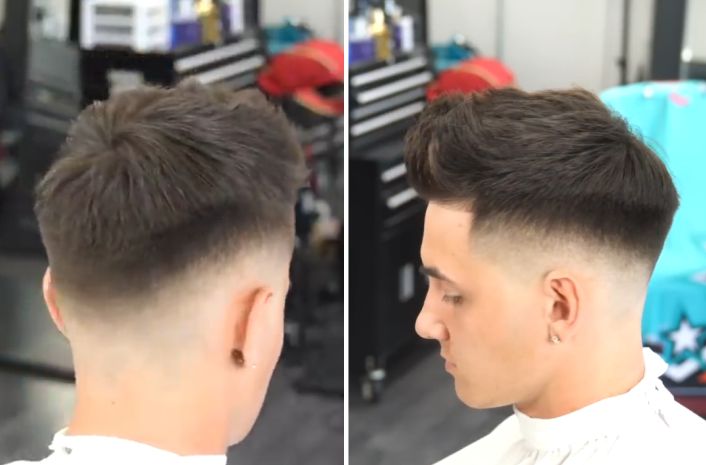 Faux Hawk haircut