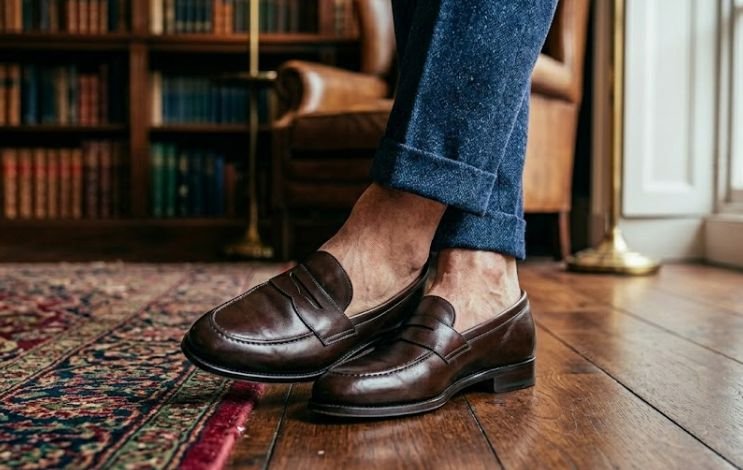 Loafers for older men's comfort