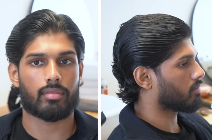 Slick Back hairstyle for men