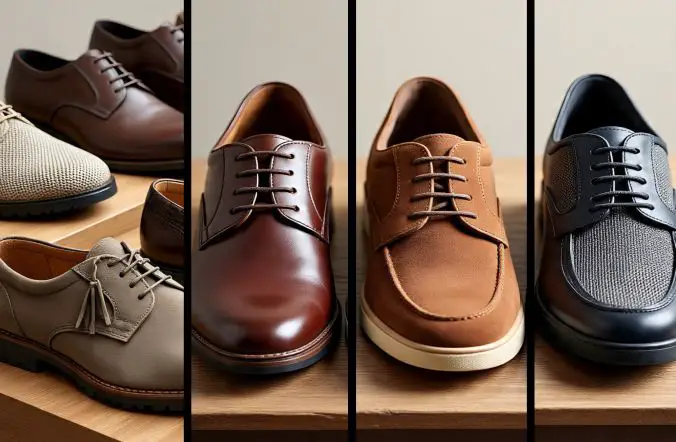 Men's shoe materials