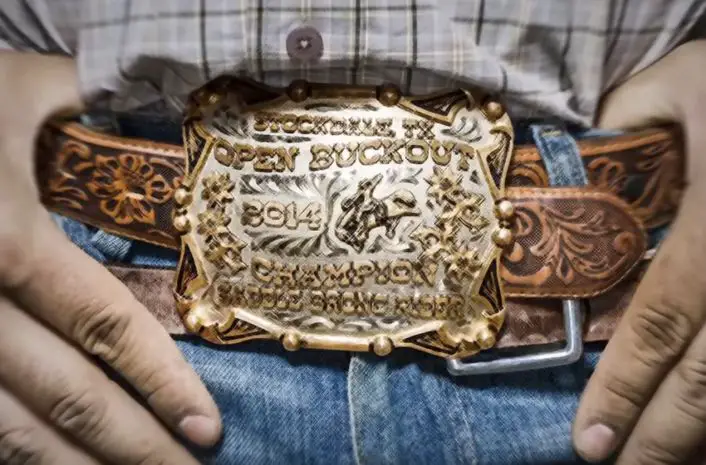 Plate and box buckle
