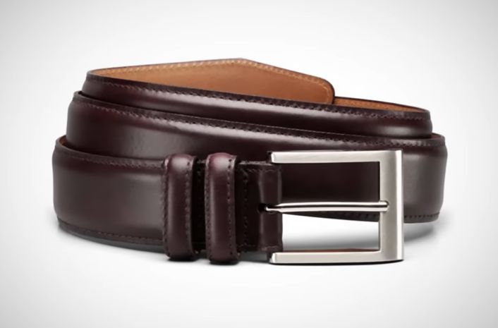 Leather belt