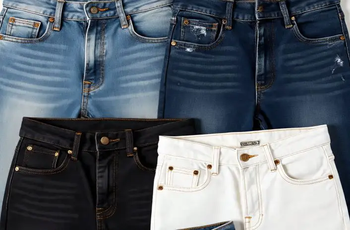 Different denim washes