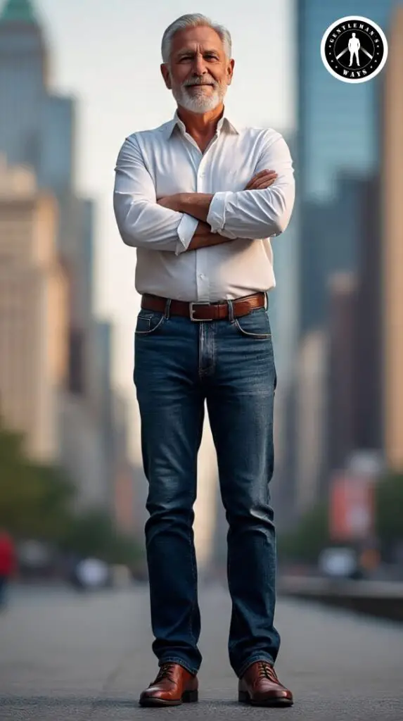 Older men's jeans for different occasions