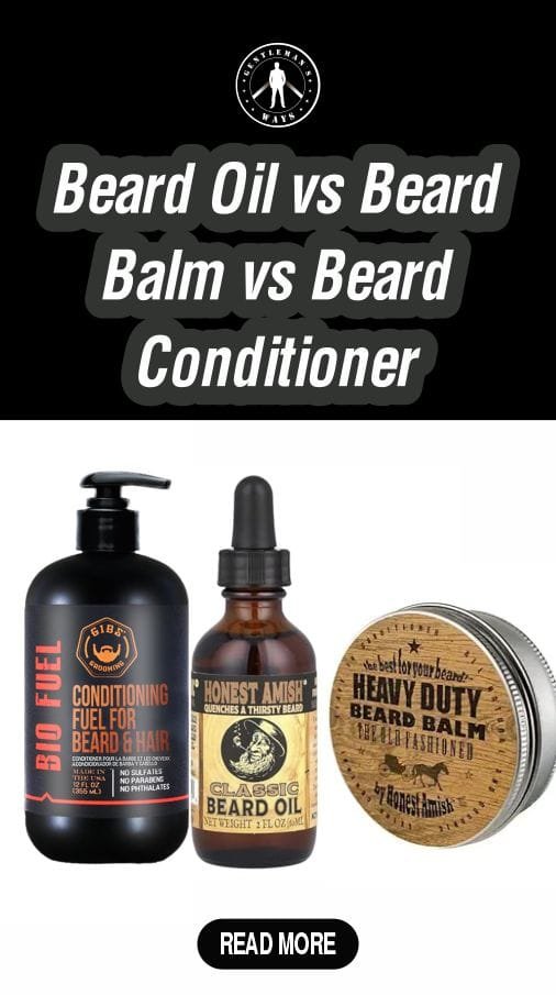 Beard balm, oil and conditioner compared 