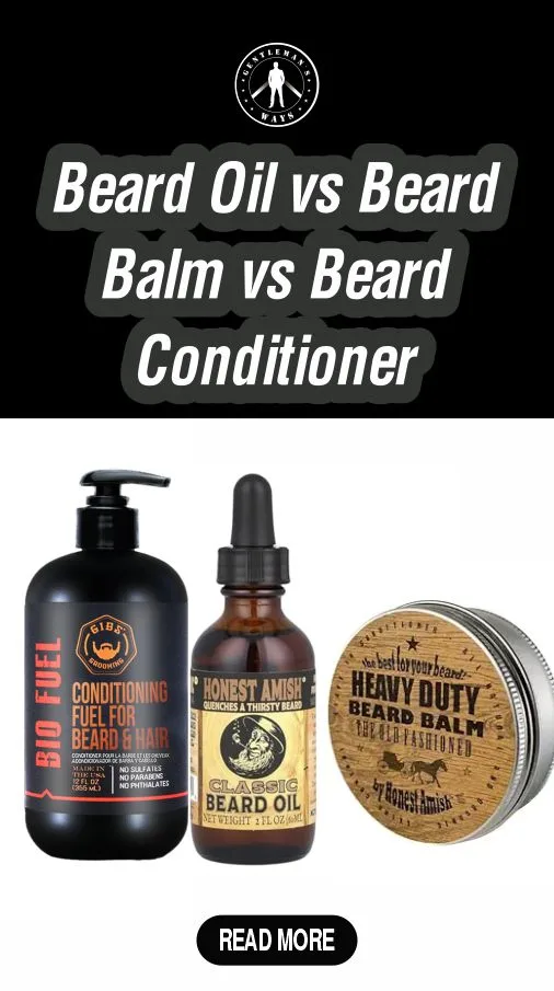 Beard balm, oil and conditioner compared