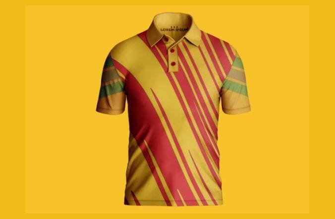 Men's jersey polo shirt 