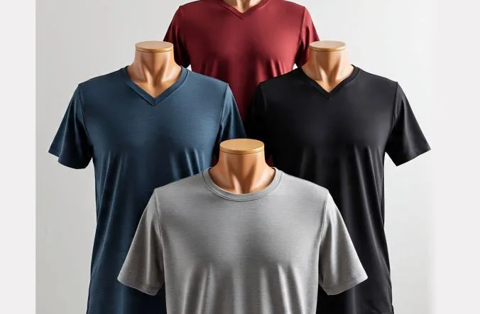 Different types of men's T-shirts