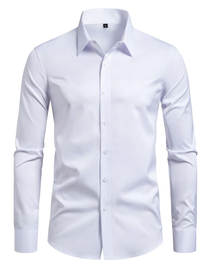A white men's dress shirt